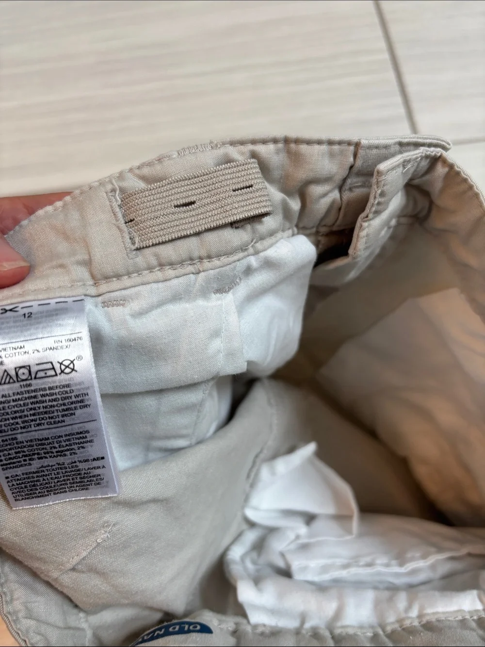 Kids Old Navy Casual Khaki Shorts Size 12